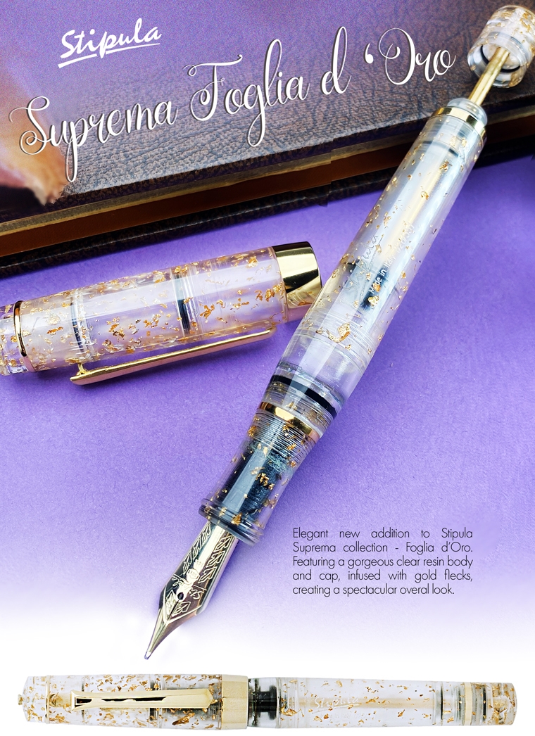 Stipula Suprema Foglia d’Oro Fountain Pen